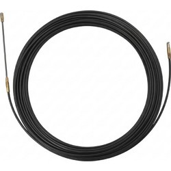 Evik Ατσαλίνα Nylon με αποσπώμενα άκρα 4mm - 5m μαύρη