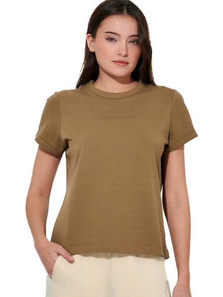 BODY ACTION WOMEN'S RELAXED FIT TECH PIQUE T-SHIRT 051623-01-07F ΛΑΔΙ