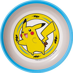 Pokemon Original Team αντιολισθητικό Παιδικό πλαστικό βαθύ πιάτο για μικροκύματα