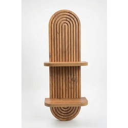 Ράφι Τοίχου Oak Brown 26x70x13 εκ. από MDF 18mm 173ALF1111