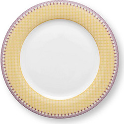 Σετ Πιάτα Δείπνου Δ26.5cm 6 Τέμ Pip Studio - Lily&lotus Tiles Yellow