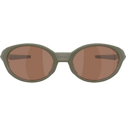 Oakley OO9438 44 Ανδρικά Γυαλιά Ηλίου Οβάλ Κοκάλινα Μαύρα με Καφέ Φακό
