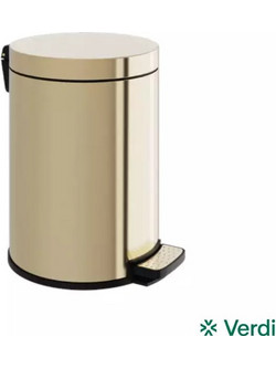 Χαρτοδοχείο 6lit soft close gun light gold brushed 5910042