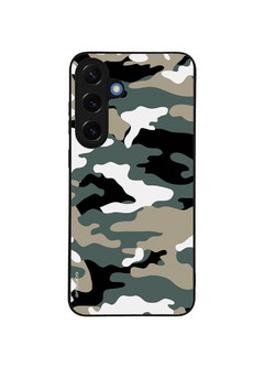 Sonique Camouflage Army Series Back Cover Khaki (Samsung Galaxy S25 Plus)