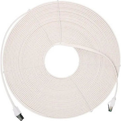 Extralink Flat U/FTP Καλώδιο Δικτύου Ethernet 20m White