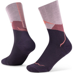 BUFF Merino Lightweight Crew Sock LWC1 Socks, Pink L BU137795/538/05