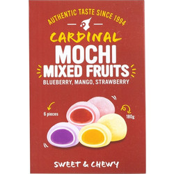 Ιαπωνικό Μαστιχωτό Γλυκό Μότσι Cardinal Mochi Mixed Fruits