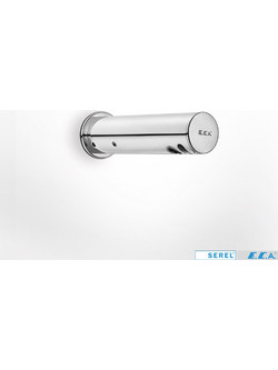 ΚΑΝΟΥΛΑ ΝΙΠΤ.ΤΟΙΧΟΥ ΗΛΕΚΤΡΟΝ. (ΜΠΑΤ.) SEREL ECA CHROME
