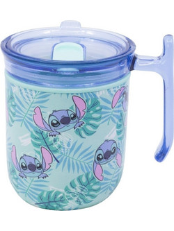 Κούπα ανοιξείδωτη HARMONY DW MUG WITH LID 470 ML STITCH ALOHA 31727