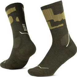Buff Merino Mw Crew Socks MWC2 Ανδρικές Κάλτσες Ψηλές Πράσινες BU138871/823/05