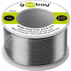 GOOBAY σύρμα συγκόλλησης 77422, Φ0.8mm, lead free, 50g