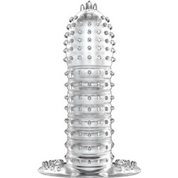 Baile Casual Love Silicone Sleeve Κάλυμμα Επιμήκυνσης Πέους 14cm Clear