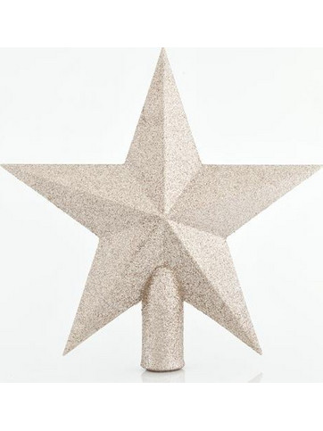 ΚΟΡΥΦΗ ΔΕΝΤΡΟΥ ΑΣΤΕΡΙ, ΣΑΜΠΑΝΙ GLITTER, ΠΛΑΣΤΙΚΗ, 20cm