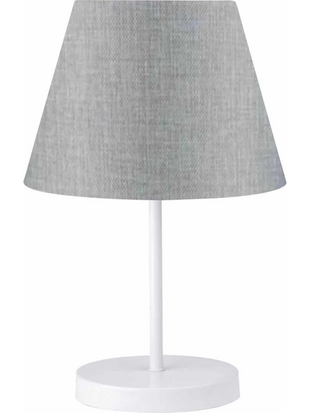 HomeMarkt HM7607.01 Πορτατίφ E14 Λευκό Γκρι Φ11xΥ35cm