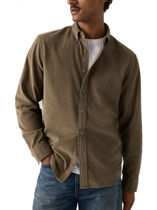 Levi's Authentic Button-Up Corduroy Shirt Ανδρικό Πουκάμισο Καφέ