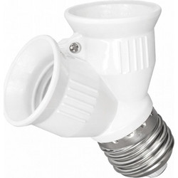 VenCore 6373-10013 - Αντάπτορας Μετατροπής Ντουί από E27 σε 2xE27