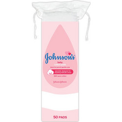 Johnson's Cotton Pads Δίσκοι Βαμβακιού για Μωρά 50 τεμάχια