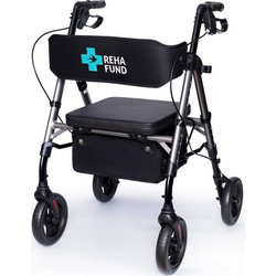 REHAFUND Marsylia Four-Wheel Walker RF-617/G, Graphite RF-617/G