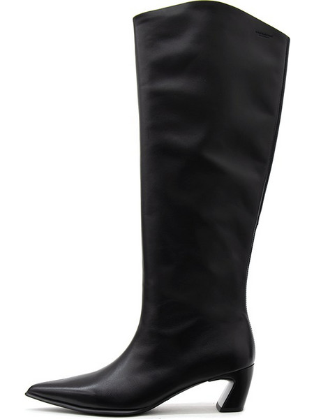 VAGABOND WOMEN HIGH BOOTS ILONA MID HEEL LEATHER