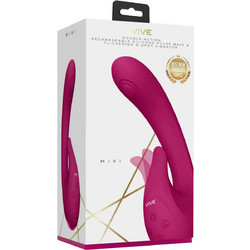 Vive Rabbit Miki Pulse Wave Flickering Διπλός Δονητής Ροζ