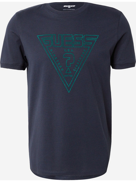 GUESS MIKEN CN SS T-SHIRT ΜΠΛΟΥΖΑ ΑΝΔΡΙΚΟ Z6YI20K5016-A73L NavyBlue