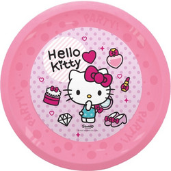 Hello Kitty Fashion Παιδικό Επίπεδο Πλαστικό Πιάτο 21 εκ