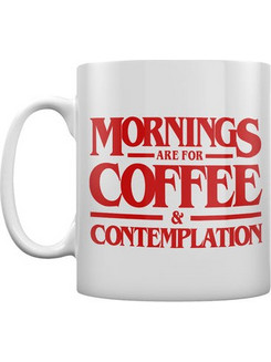 Stranger Things Mug Coffee and Contemplation