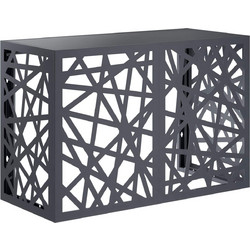 vidaXL Κάλυμμα κλιματιστικού Ανθρακί 90 x 40 x 60 cm Ατσάλι