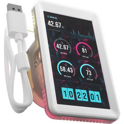 Corsair iCUE LINK 5-Inch LCD Display Module (12.7 cm, White) - For iCUE LINK TITAN II RX & TITAN RX AIO CPU Coolers