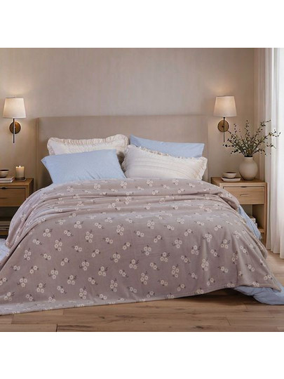 ΚΟΥΒΕΡΤΑ FLEECE ΠΟΛ.JUDITH 240X220 GREY