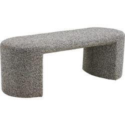 Πάγκος Westport - Πολυεστέρας Ύφασμα Boucle Γκρι W120 x L45 x H44 cm HOUSE NORDIC