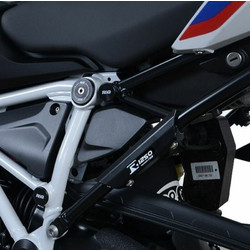 R&G RACING Footrest Blanking Plate Black BMW