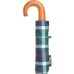 BARBOUR TARTAN MINI ΠΤΥΣΣΟΜΕΝΗ ΟΜΠΡΕΛΑ UAC0201-TN57-EVERGREEN TARTAN