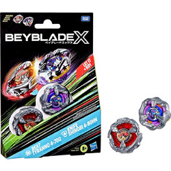 Hasbro BeyBlade X: Dual Pack - Beat Tyranno Knife Shinobi (G1542)