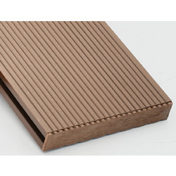 Τάπα WPC deck γραμμωτή 2,4 x 14,6εκ. - καφέ