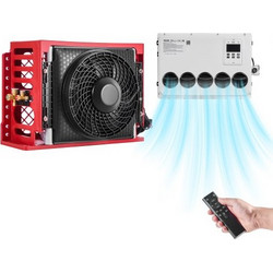 VEVOR Truck Air Conditioner, 12V 10000 BTU Mini Split AC Unit, 400 m/h Airflow Cab Conditioner, Quiet A/C Unit Fast Cooling for Semi Truck, Camper, Construction Vehicle, Cne, Tractor, Excavator