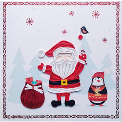 ΕΥΧΕΤΗΡΙΕΣ ΚΑΡΤΕΣ CHRISTMAS PETITES GUIRDLANDES 15 X 15CM ΜΕ ΦΑΚΕΛΟ ΚΑΙ CELLO TENDANCES EDITIONS