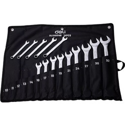 DELI σετ γερμανοπολύγωνα κλειδιά DL130014B, 10-32mm, 14τμχ