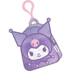 Sanrio - Kuromi Head Mini Backpack Keyring Plush