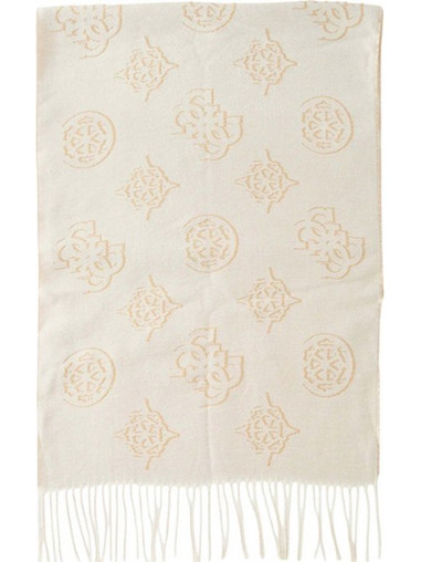 GUESS WOMEN SCARF CARMELLA JACQUARD ALL OVER LOGO PRINT