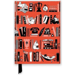 Moomin Bookshelves 2027 Luxury Diary Planner - Page to View with Notes