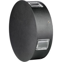 V-TAC Απλίκα Τοίχου LED Στρογγυλή 3W 428lm IP65 Μαύρη Θερμό Λευκό 3000K O150 - 218215