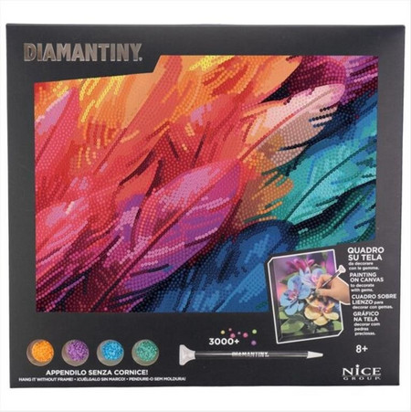 Graffity DIAMANTINY ΠΙΝΑΚΕΣ ΧΡΩΜΑΤΑ ΣΕΤ GIRABRILLA Πίνακας με φτερά