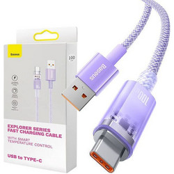 BASEUS QUICK CHARGE USB-C FLASH QC 3.0 HUAWEI SCP SAMSUNG AFC 5A 1M PURPLE