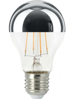 ΛΑΜΠΑ LED FILAMENT A60 ΑΧΛΑΔΙ E27 9W DIMMABLE ΜΕ ΑΣΗΜΙ ΚΟΡΥΦΗ (SILVER TOP) ΘΕΡΜΟ ΛΕΥΚΟ 2500K 950LM / ELIORK9WWDIMS