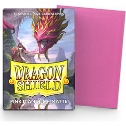 Dragon Shield - Japanese Matte Sleeves - Pink Diamond Cornelia (60ct)
