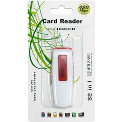 Αναγνώστης Καρτών Μνήμης USB 2.0 32 σε 1 - USB 2.0 Memory Card Reader 32 in 1-141622-213821
