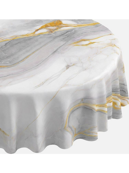 Τραπεζομάντηλο Ροτόντα Πλαστικοποιημένο Marble O180cm