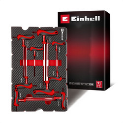 Einhell 49370526 - E-Case Ένθετο Mix & Match Κατσαβίδια Allen με Λαβή T 9 τεμ. 2-10 mm