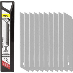 DELI ανταλλακτικές λεπίδες DL-DPJ09B για κοπίδι, 18mm, 10τμχ